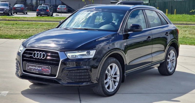 Audi Q3 cena 75900 przebieg: 187000, rok produkcji 2015 z Wronki małe 742